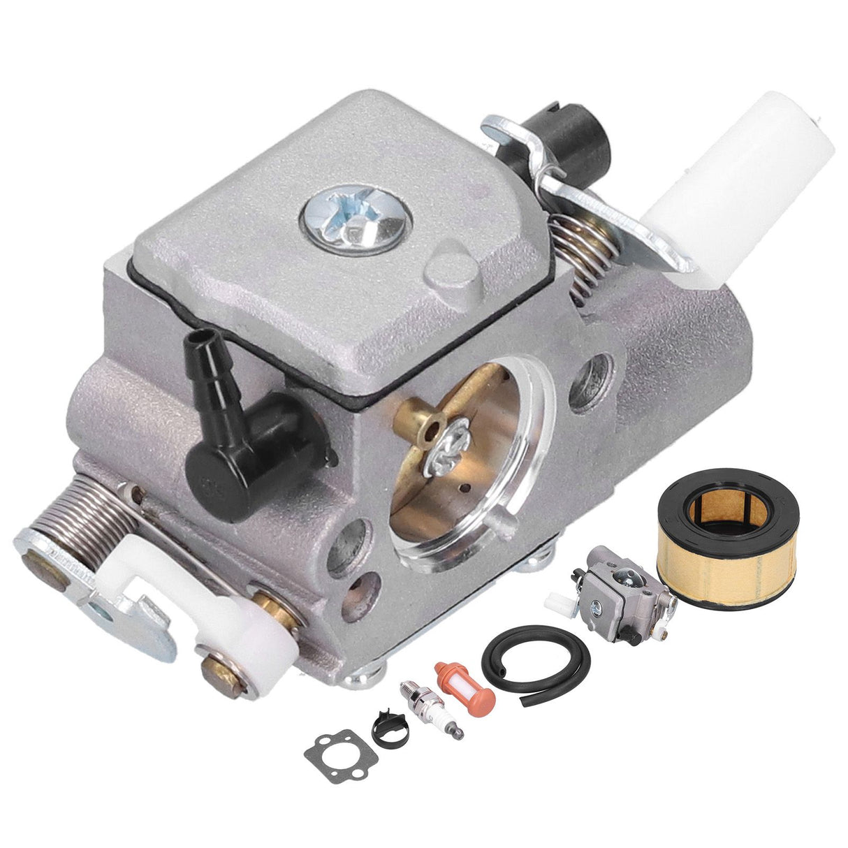 Carburetor Air Filter Fuel Filter Fuel Line Ignition Plug Kit Fit for Stihl MS251 MS251C