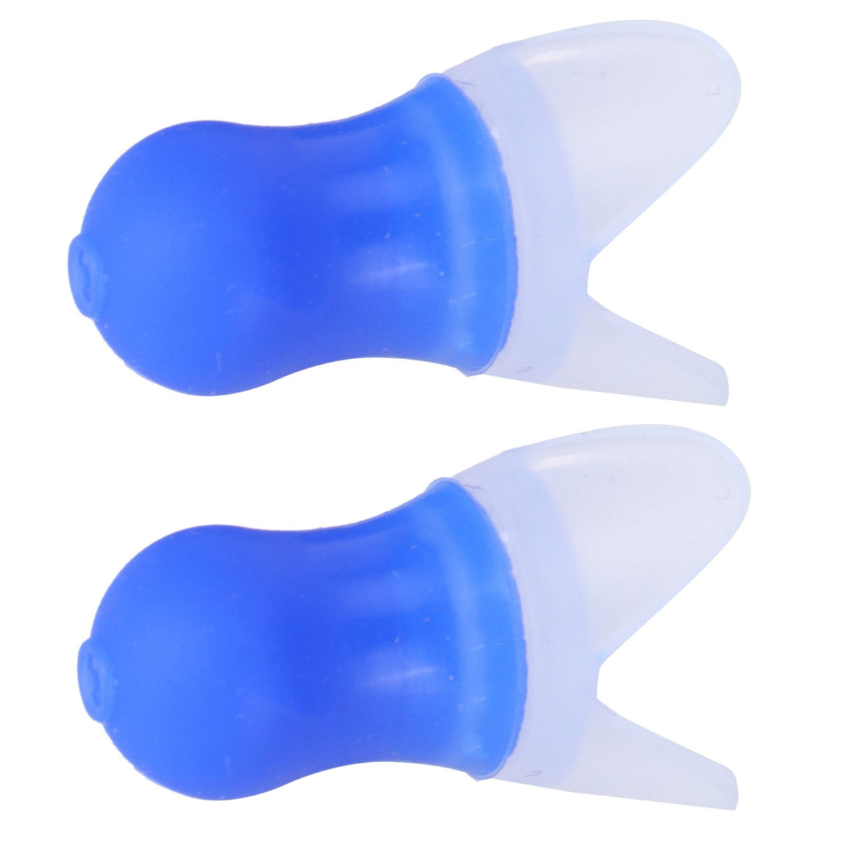 2Pcs Ear Plugs Waterproof Noise Reduction Silicone Protective Earplug for Swimming Flying(Blue L+Box )