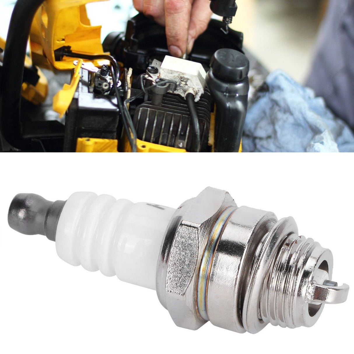 5Pcs L7T Ignition Plug Fit for BM6A BPMR7A RCJ6Y RCJ7Y WSR5F 33cc-49cc Trimmer Blower