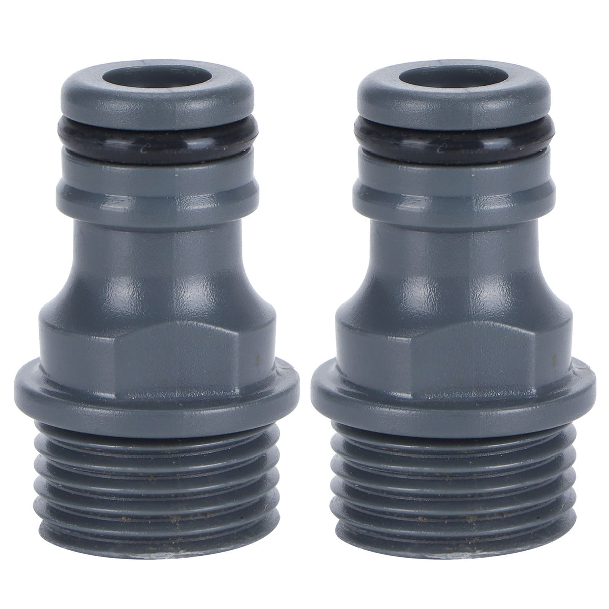 2Pcs G1/2 Male Thread Quick Connector Nipple Garden Hose Tap Nipple Adapter Irrigation Tool
