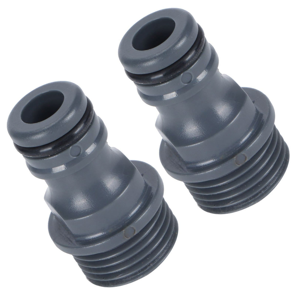 2Pcs G1/2 Male Thread Quick Connector Nipple Garden Hose Tap Nipple Adapter Irrigation Tool
