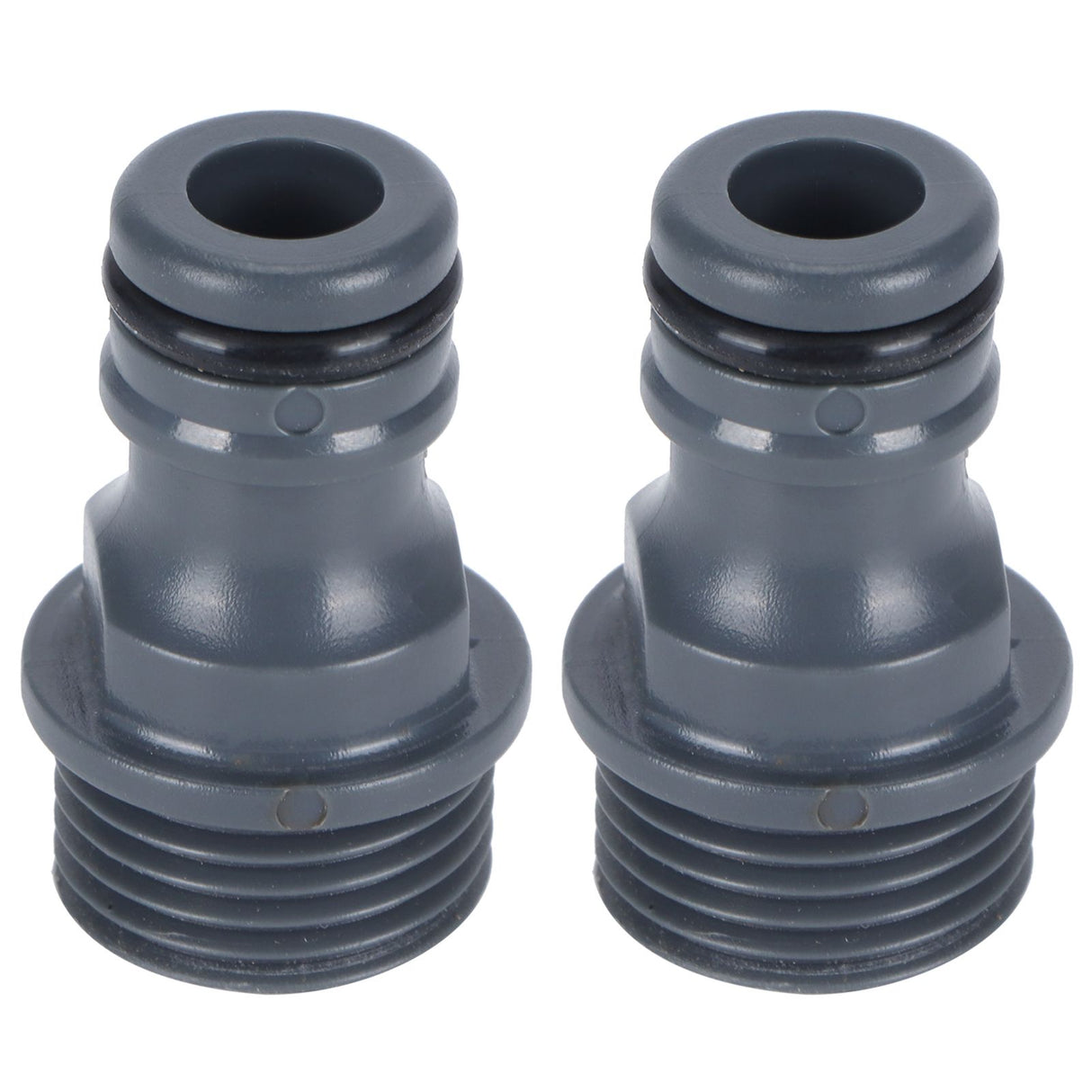 2Pcs G1/2 Male Thread Quick Connector Nipple Garden Hose Tap Nipple Adapter Irrigation Tool