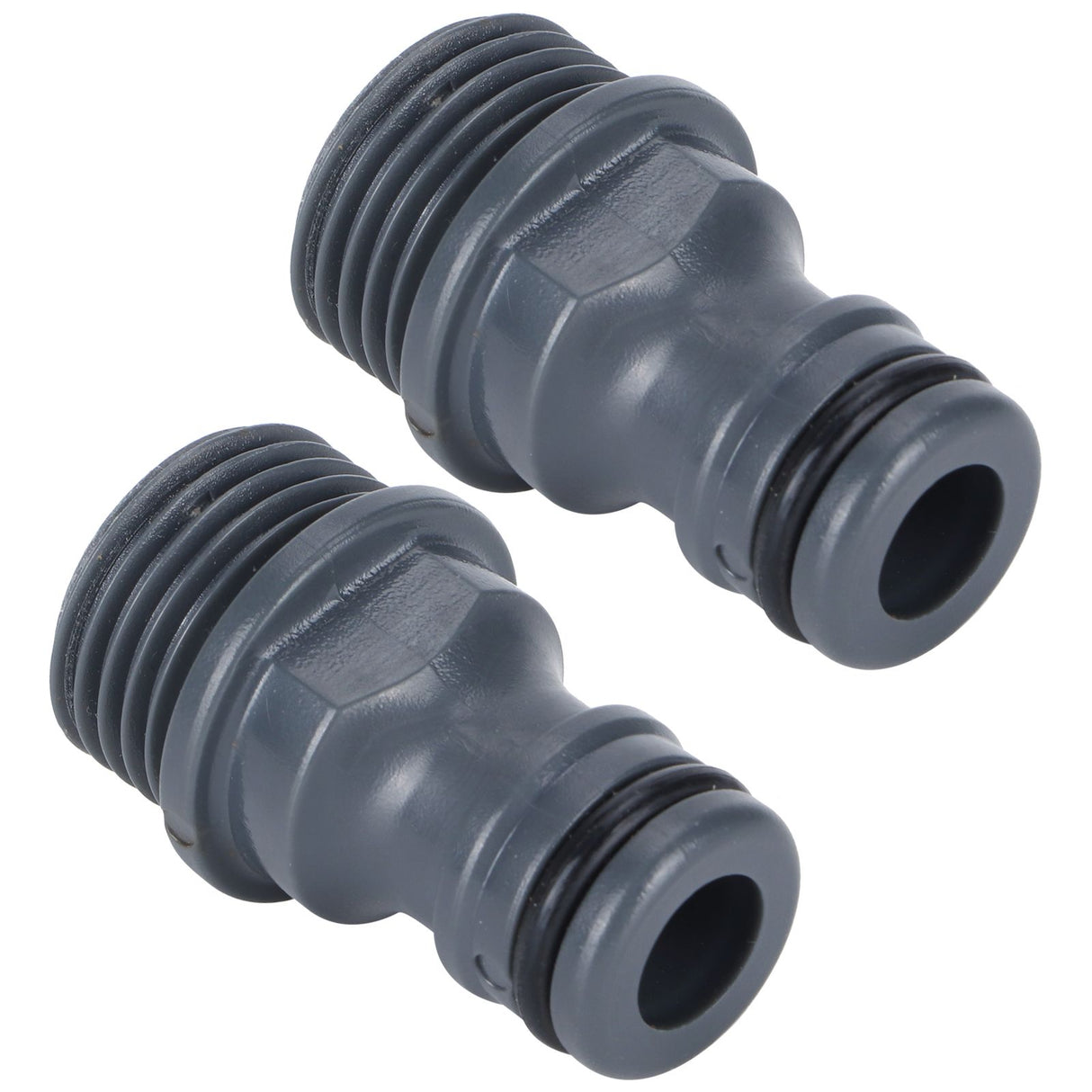 2Pcs G1/2 Male Thread Quick Connector Nipple Garden Hose Tap Nipple Adapter Irrigation Tool