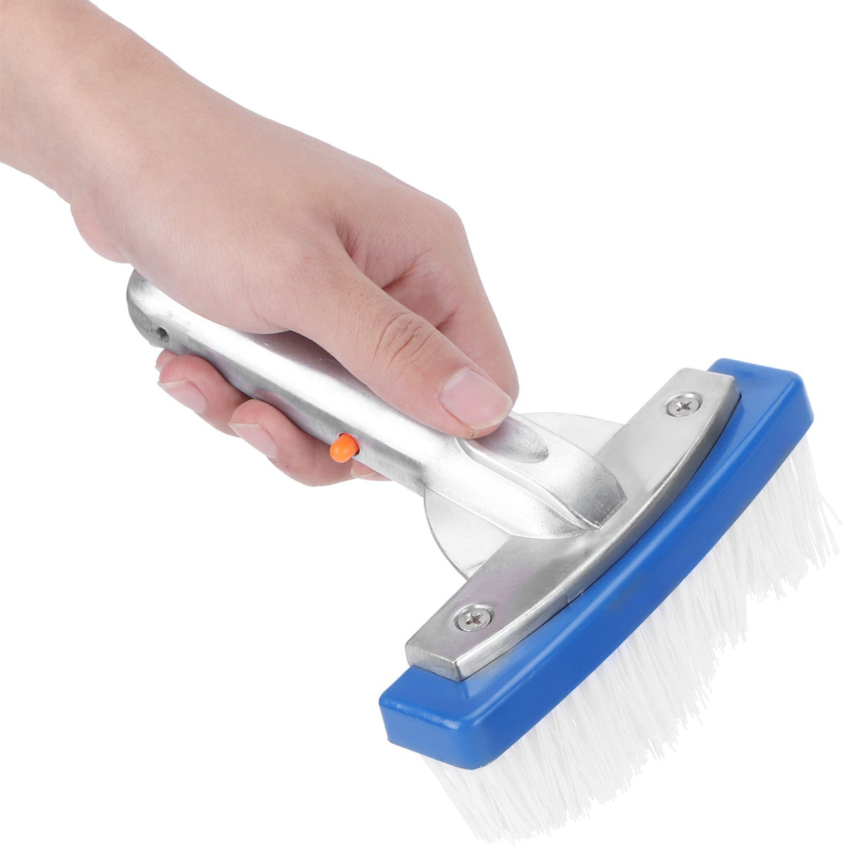 5.5in Pool Brush Portable Nylon Swimming Pool Wall Floor Cleaning Brush Accessory