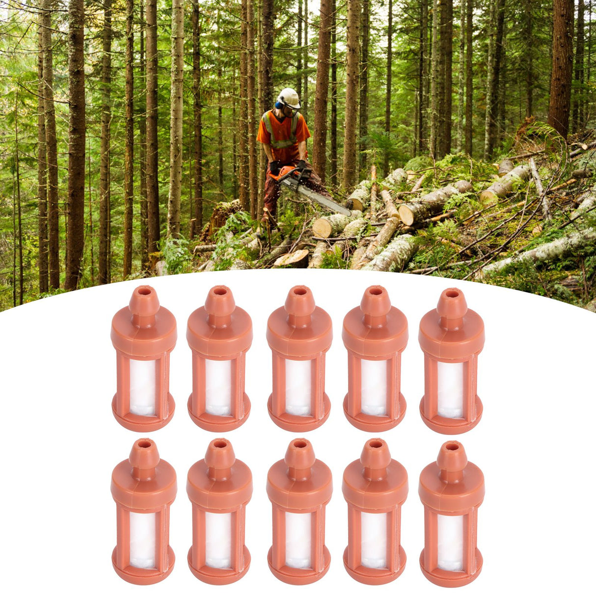 10Pcs Fuel Filter Replacement Fit for Stihl 064 065 MS180 MS210 MS230 MS250 MS381