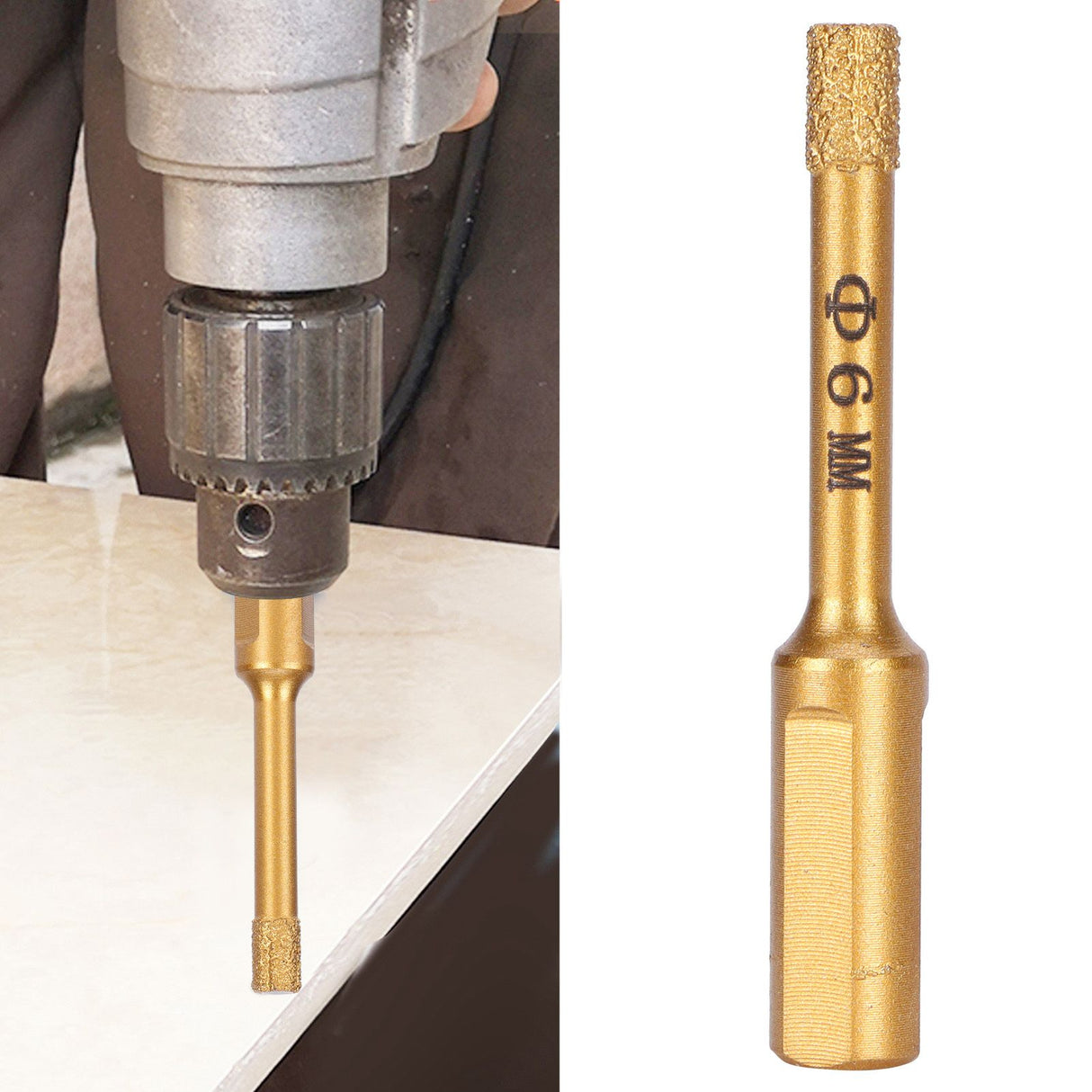 Diamond Drill Bit Hole Saw for Glass Granite Porcelain Tile Ceramic Marble Stone Drilling6mm