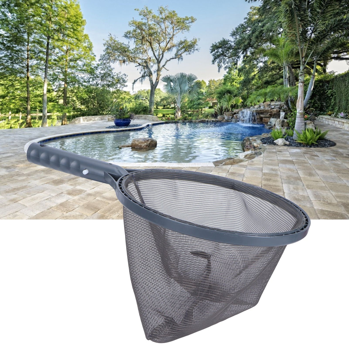 Pool Skimmer Net Plastic Leaf Cleaning Rake Tool for Swimming Pool SPA Hot Tub Pond