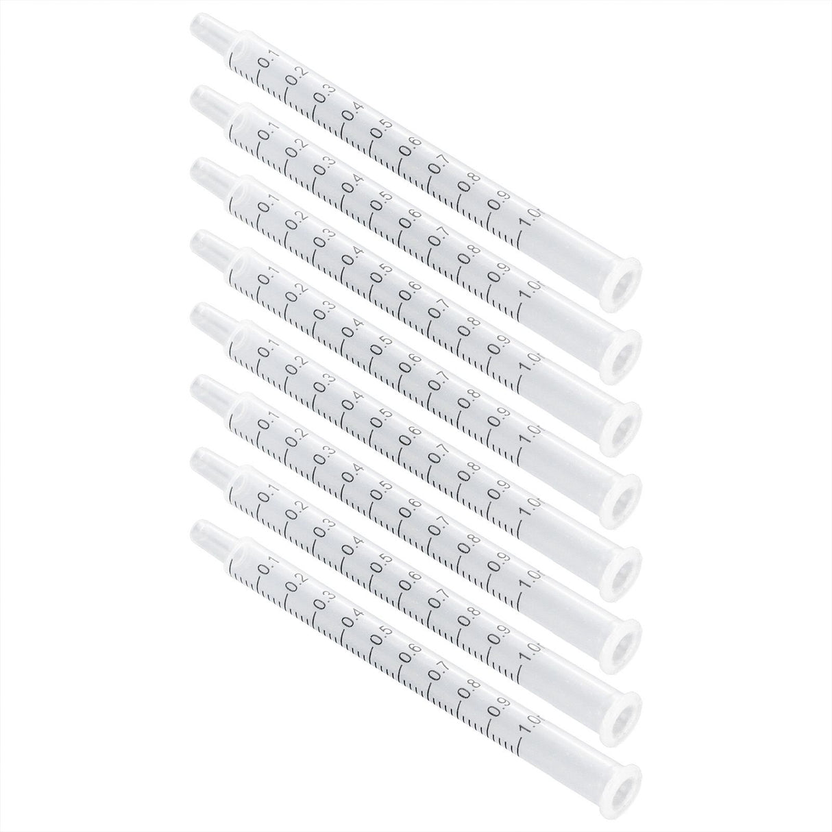 40Pcs Chicken Artificial Insemination Tool Injection Syringe Tube Poultry Farming Accessory