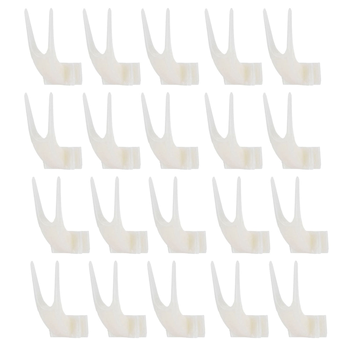 20Pcs Plastic Bird Fruit Fork Lightweight Pet Parrots Toy Bird Supplies Convenient Feeder