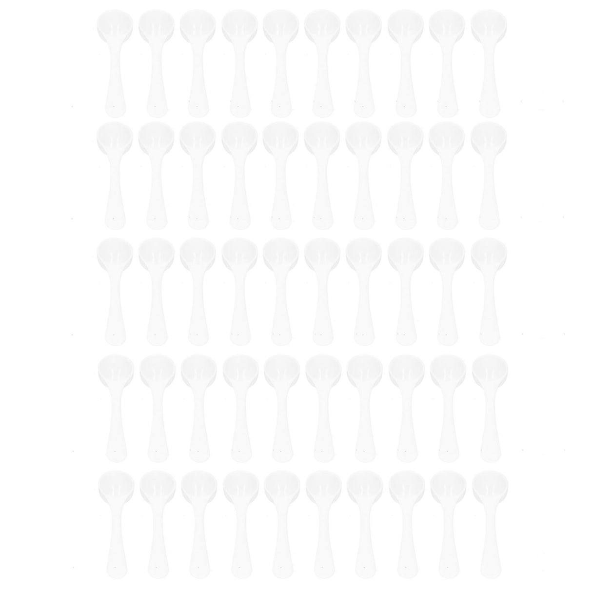 50PCS 5 ml Plastic Measuring Spoon Medicine Powder Fertilizer Scoop Gardening Supplies