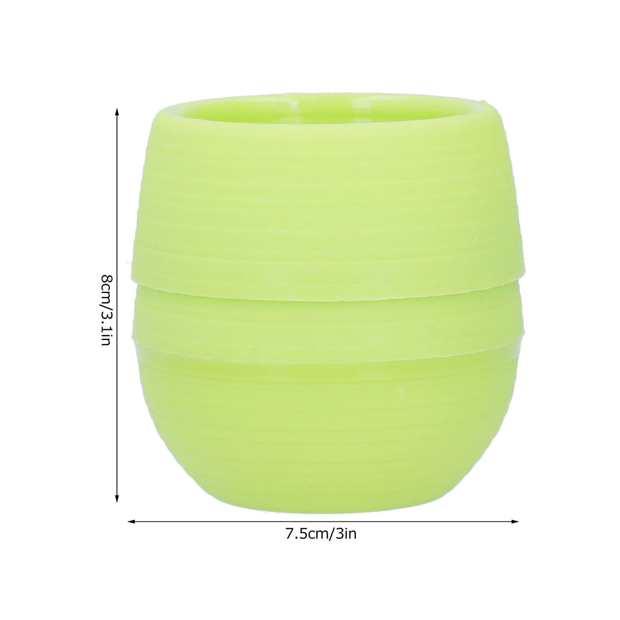 Mini Round Plastic Plant Flower Pot Garden Home Office Decoration Flower Pot for PlantingGreen