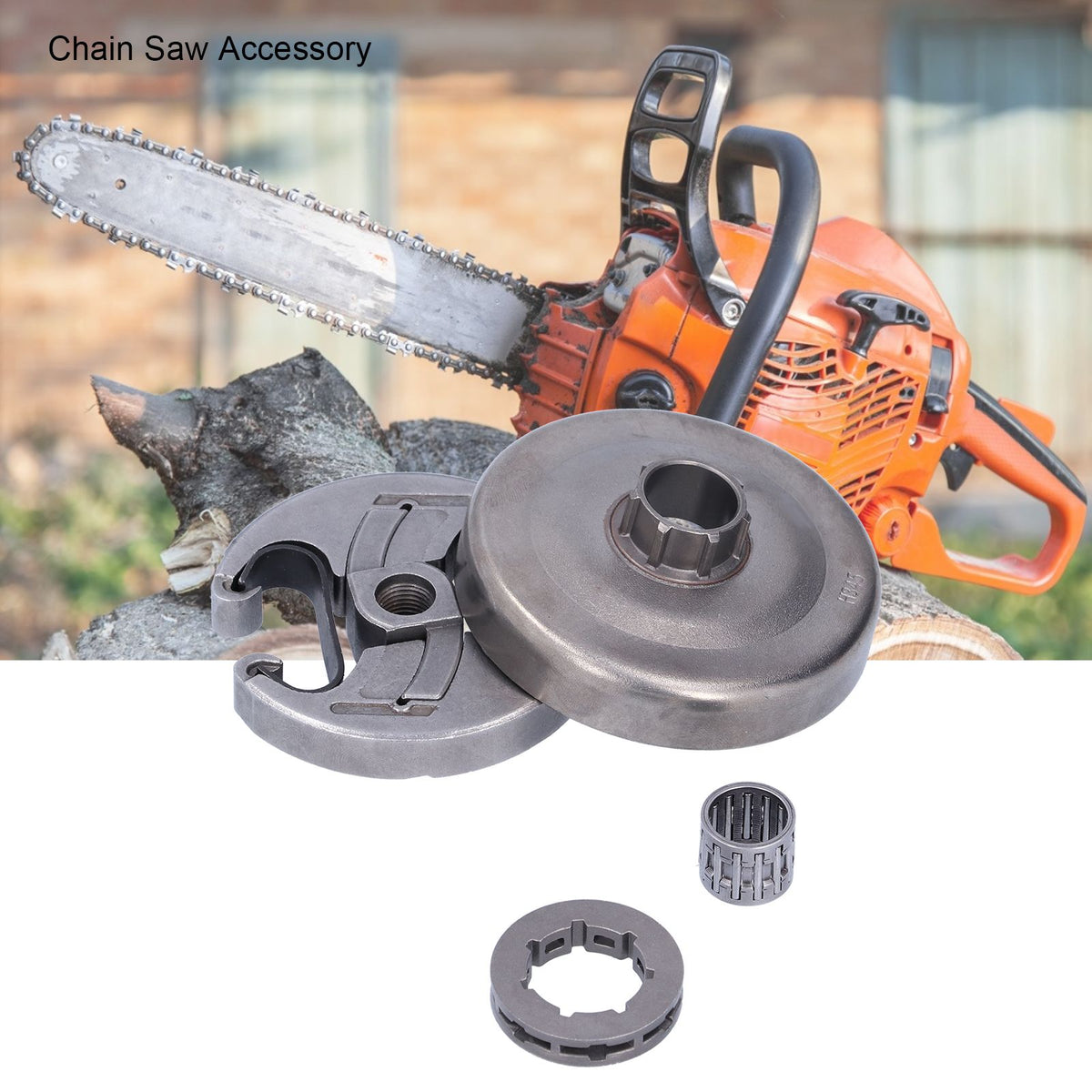 Clutch Sprocket Rim Bearing Kit Fit for Husqvarna 325 340 346XP 345 350 351 353 445E 450in-7T
