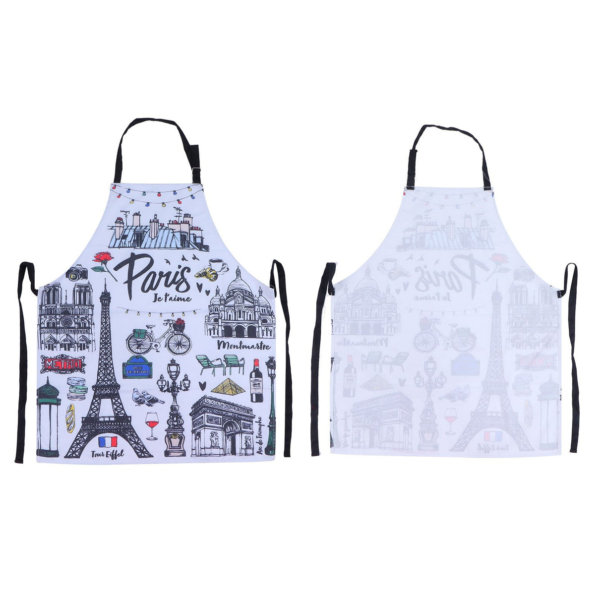 Multifunction Work Apron Adjustable Sleeveless Apron for Garden Cleaning Restaurant SuppliesStyle 7