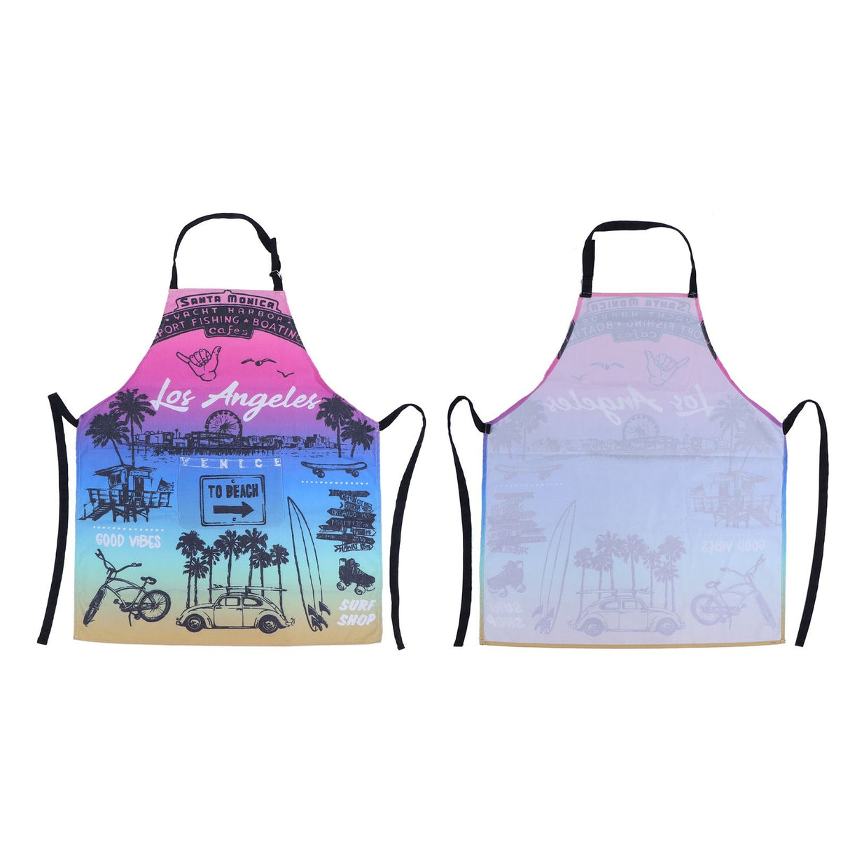 Multifunction Work Apron Adjustable Sleeveless Apron for Garden Cleaning Restaurant SuppliesStyle 8