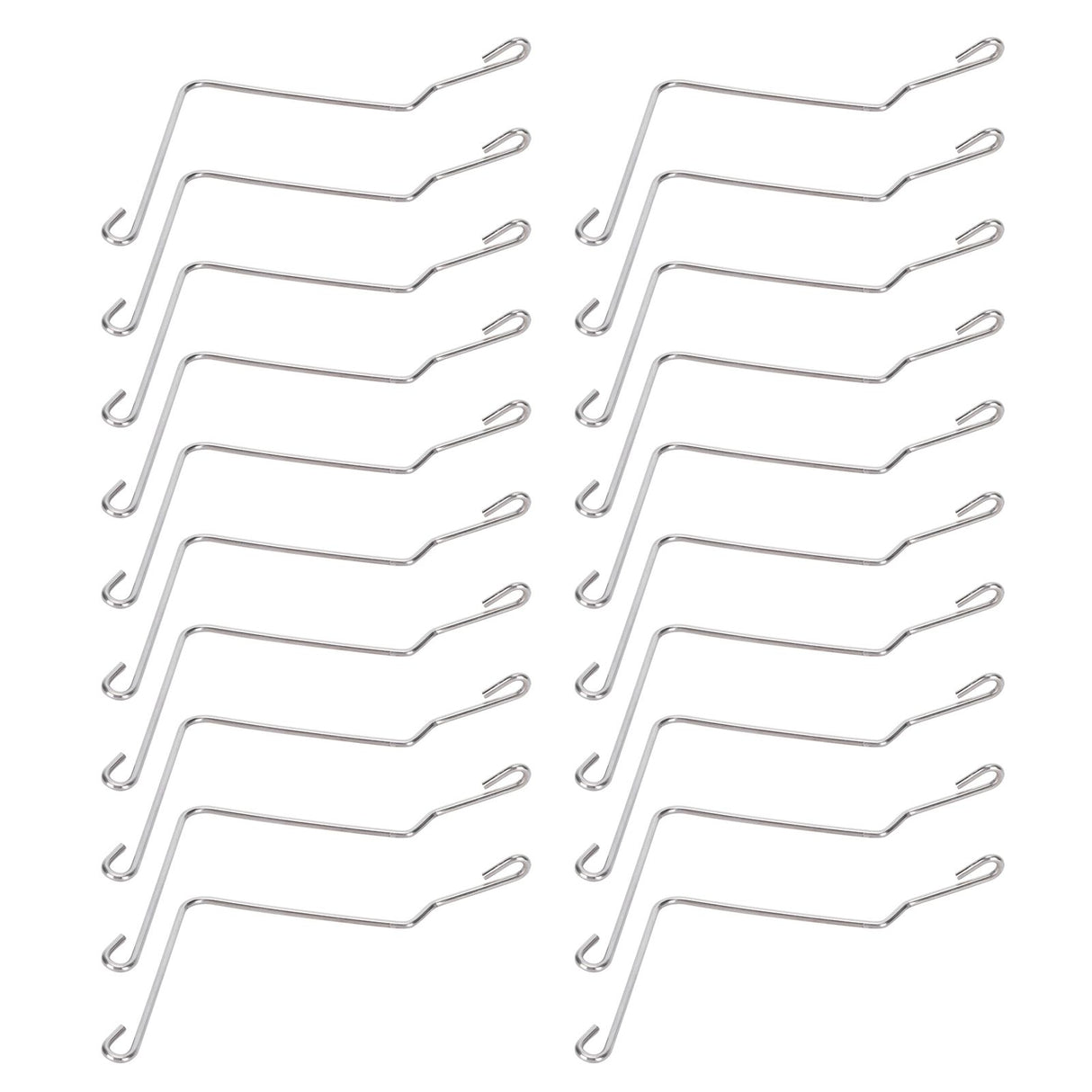 20PCS Stainless Steel Beehive Connector Bend Wire Holder Fastener for Wooden Beehive Tools