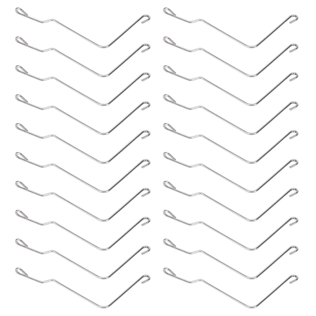 20PCS Stainless Steel Beehive Connector Bend Wire Holder Fastener for Wooden Beehive Tools