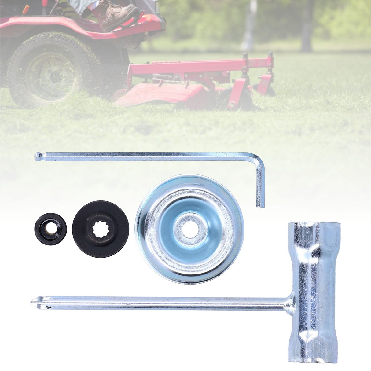 Blade Adapter Attachment Thrust Washer Wrench Kit Fit for STIHL FS120 200 250 Lawn Mower