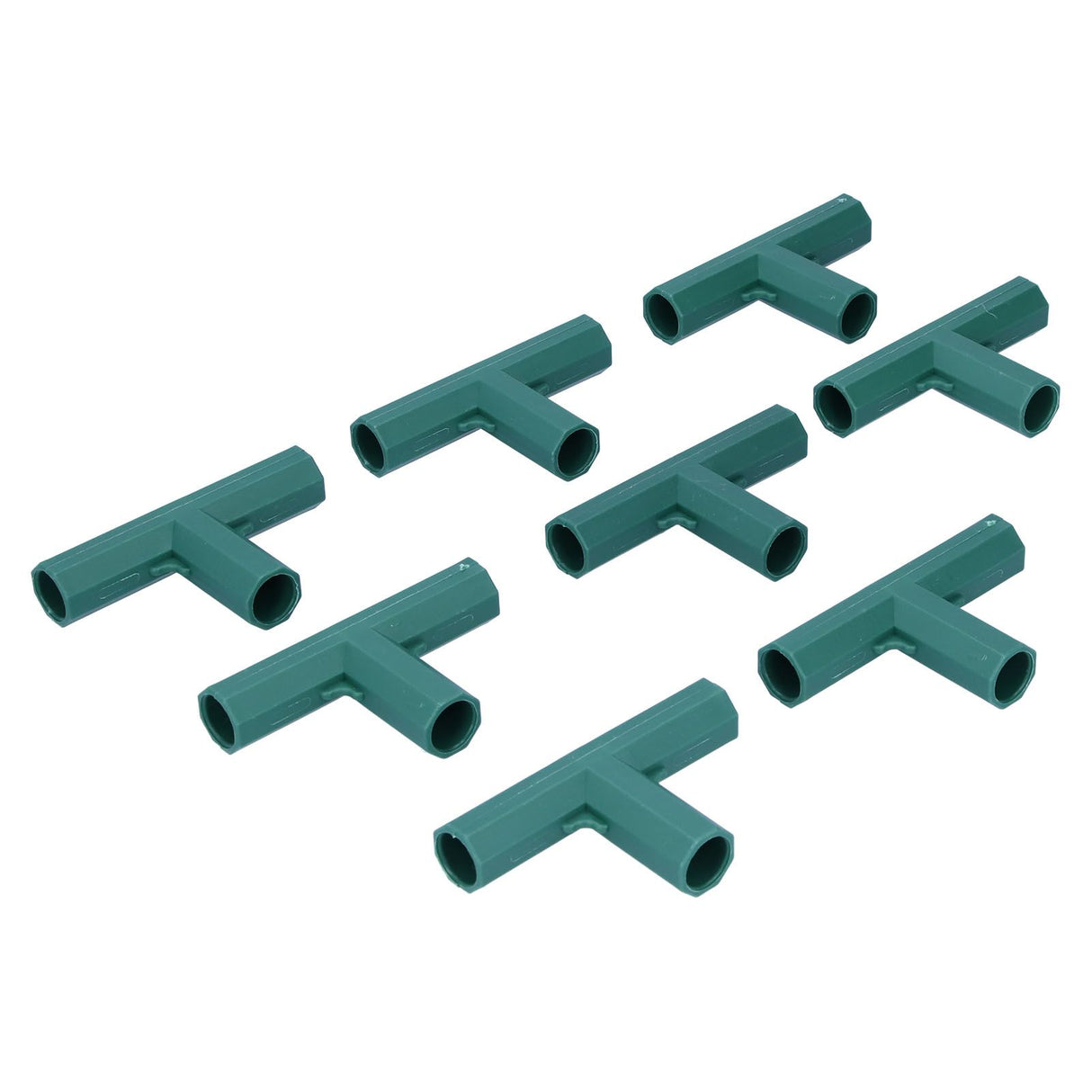8Pcs T shape Connector DIY Plant Stake Joint Tee Adapter for 16mm Garden Plant Support