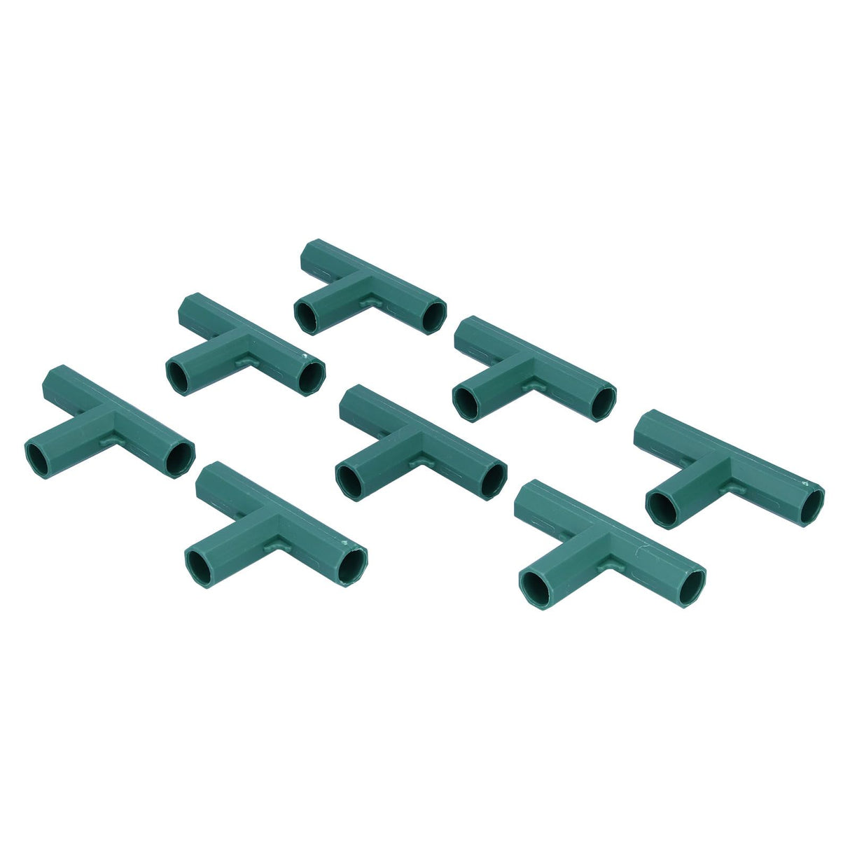 8Pcs T shape Connector DIY Plant Stake Joint Tee Adapter for 16mm Garden Plant Support
