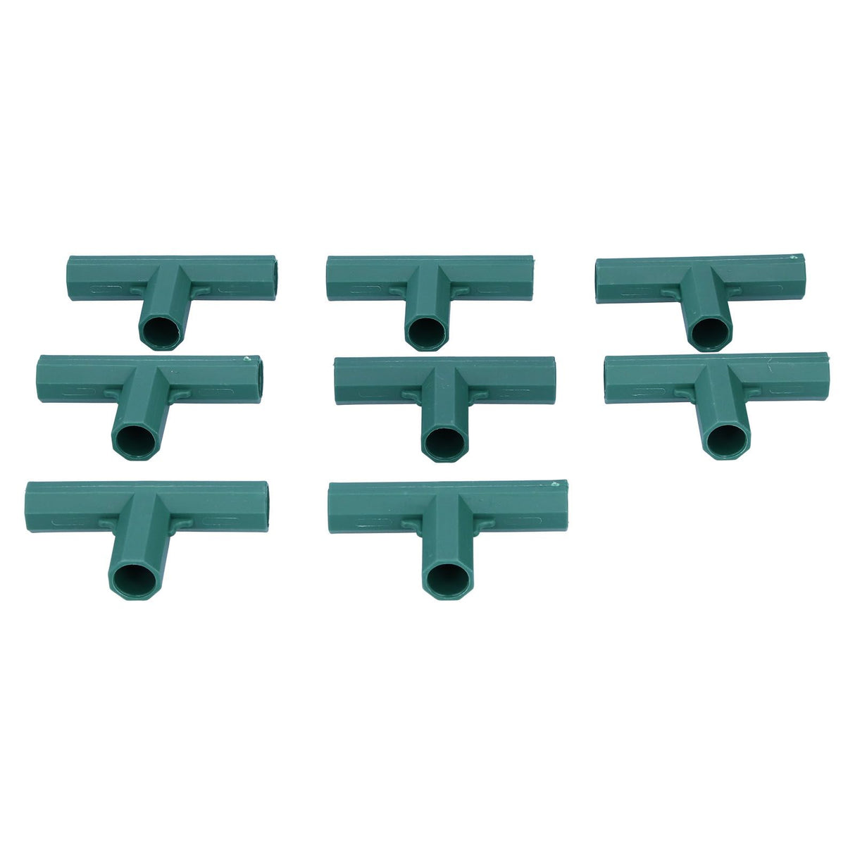 8Pcs T shape Connector DIY Plant Stake Joint Tee Adapter for 16mm Garden Plant Support
