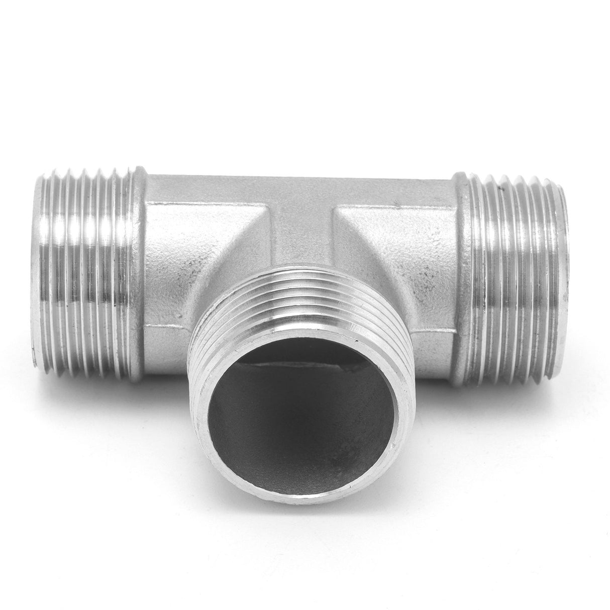 T Shaped Connector G1in Male Thread Stainless Steel Tee Adapter Hardware Pipe Fittings