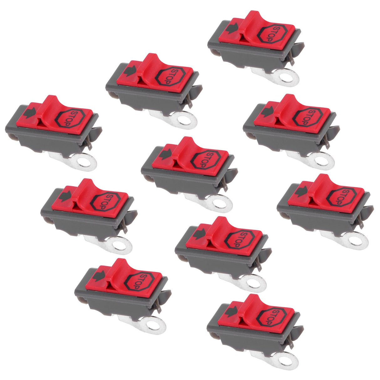 10Pcs On Off Stop Switch for Husqvarna 137 142 36 41 42 136 50 51 55 61 141 266 268 272 281 288