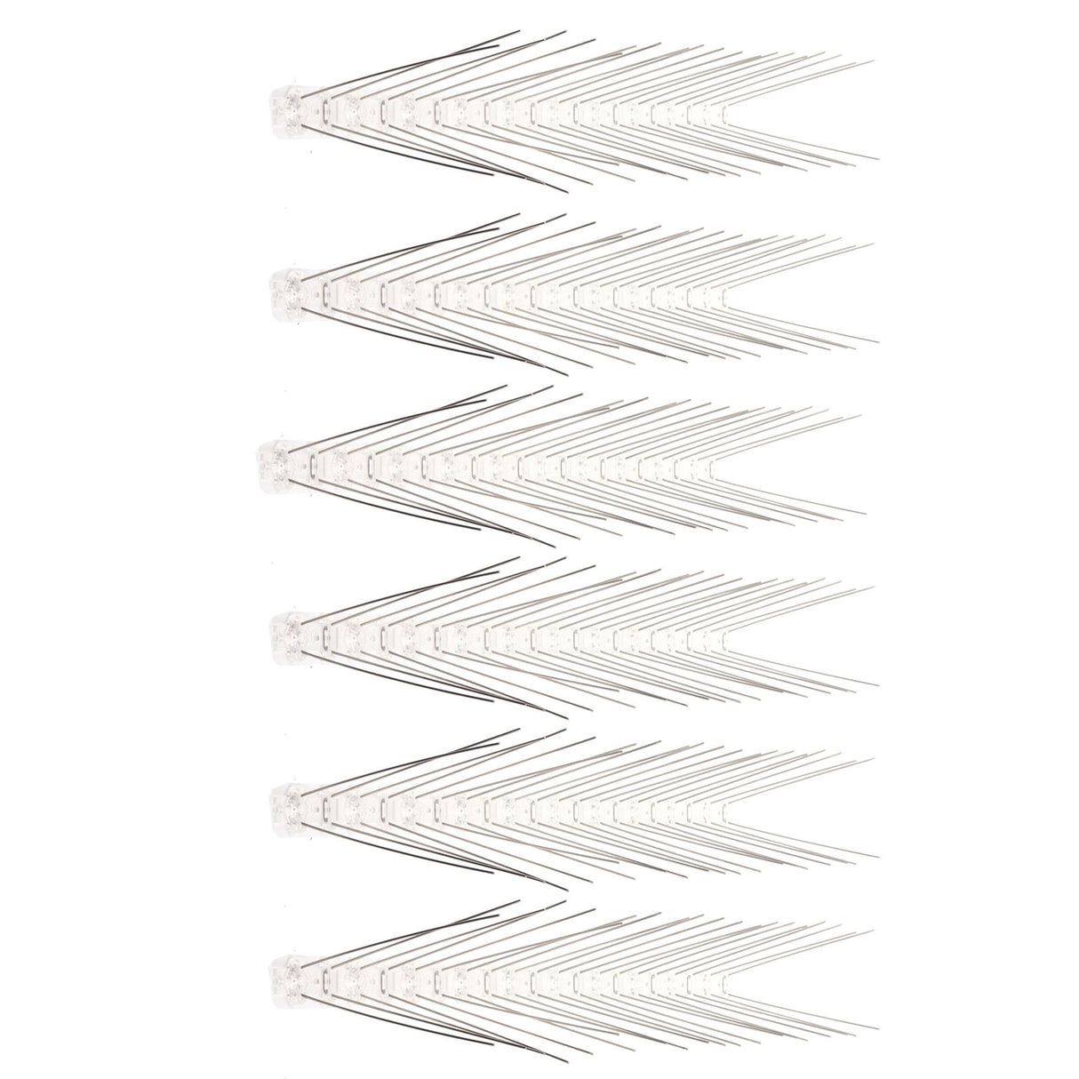 6Pcs Anti Bird Spike Stainless Steel Outdoor Birds Pigeons Repellent Tool Fence Wall Accessory