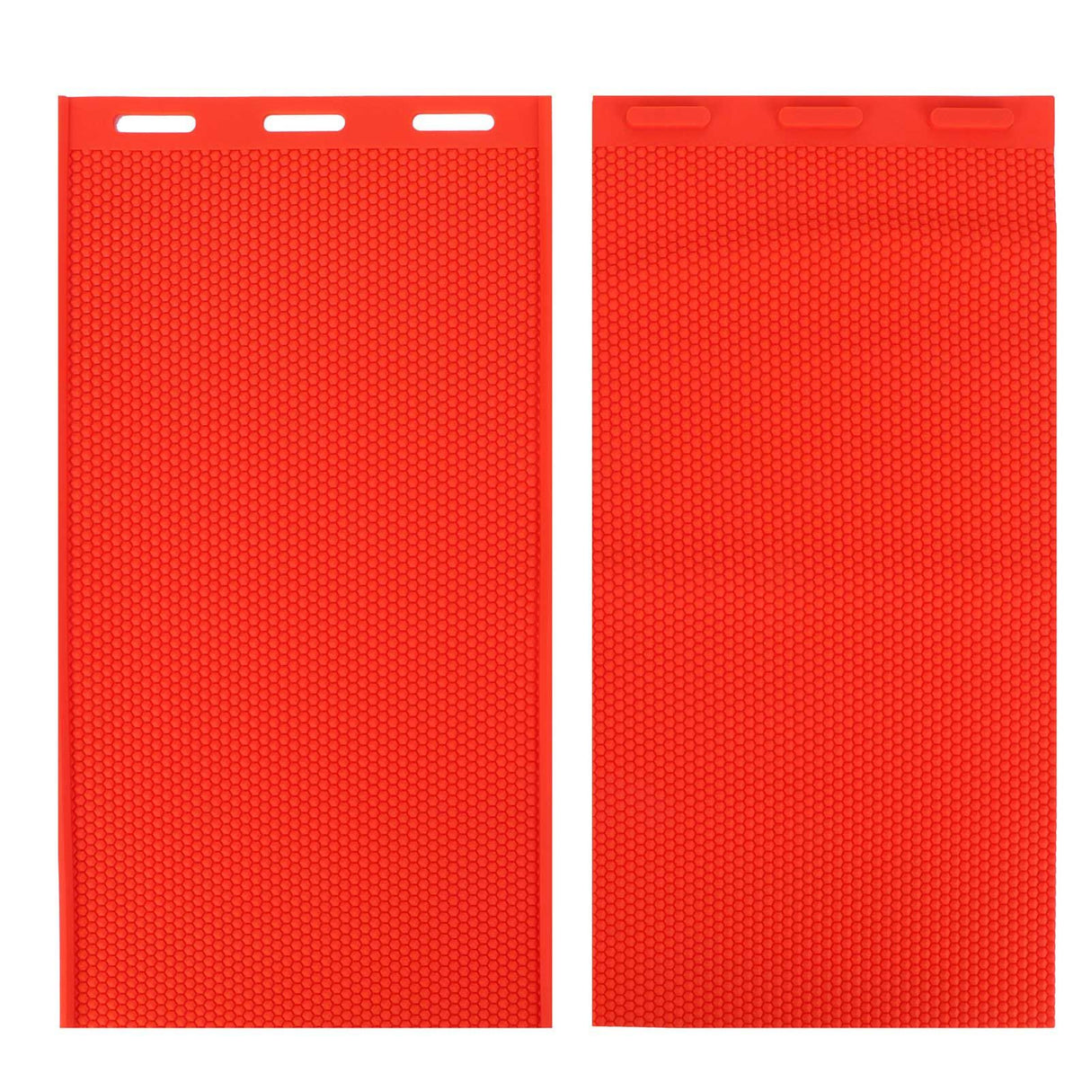 2Pcs 5.4mm Beeswax Sheet DIY Rubber Comb Foundation Press Mold Beekeeping Accessory Red