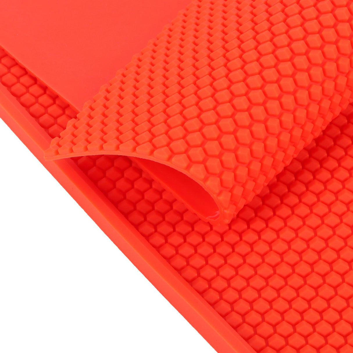 2Pcs 5.4mm Beeswax Sheet DIY Rubber Comb Foundation Press Mold Beekeeping Accessory Red