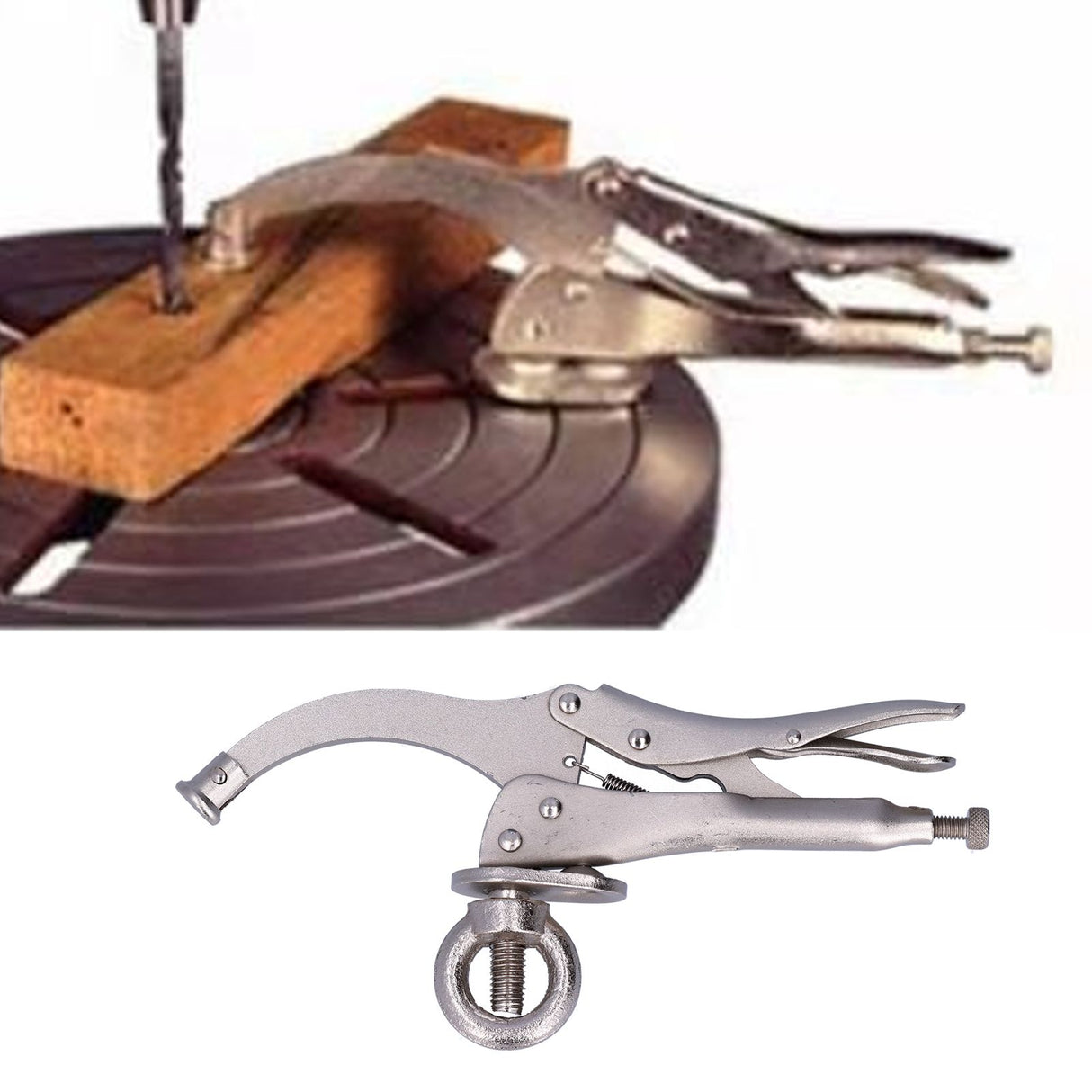 Special Type Pliers Locking Pliers Bench Drill Clamp Woodworking Holding Clamp Hand Tool11in