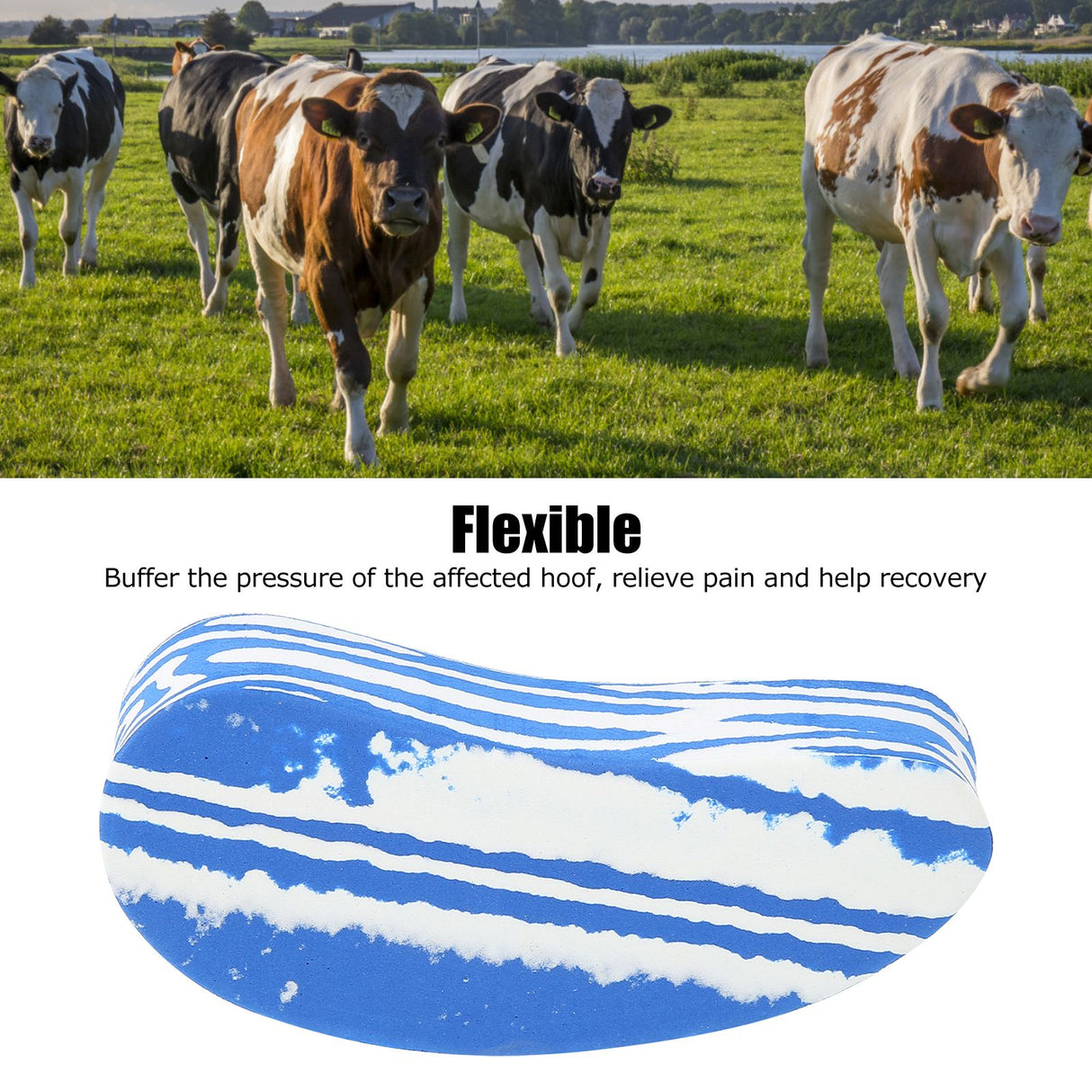 Rubber Hoof Trimmer Pad Cattle Cow Hoof Trimming Liner Farm Livestock Accessories