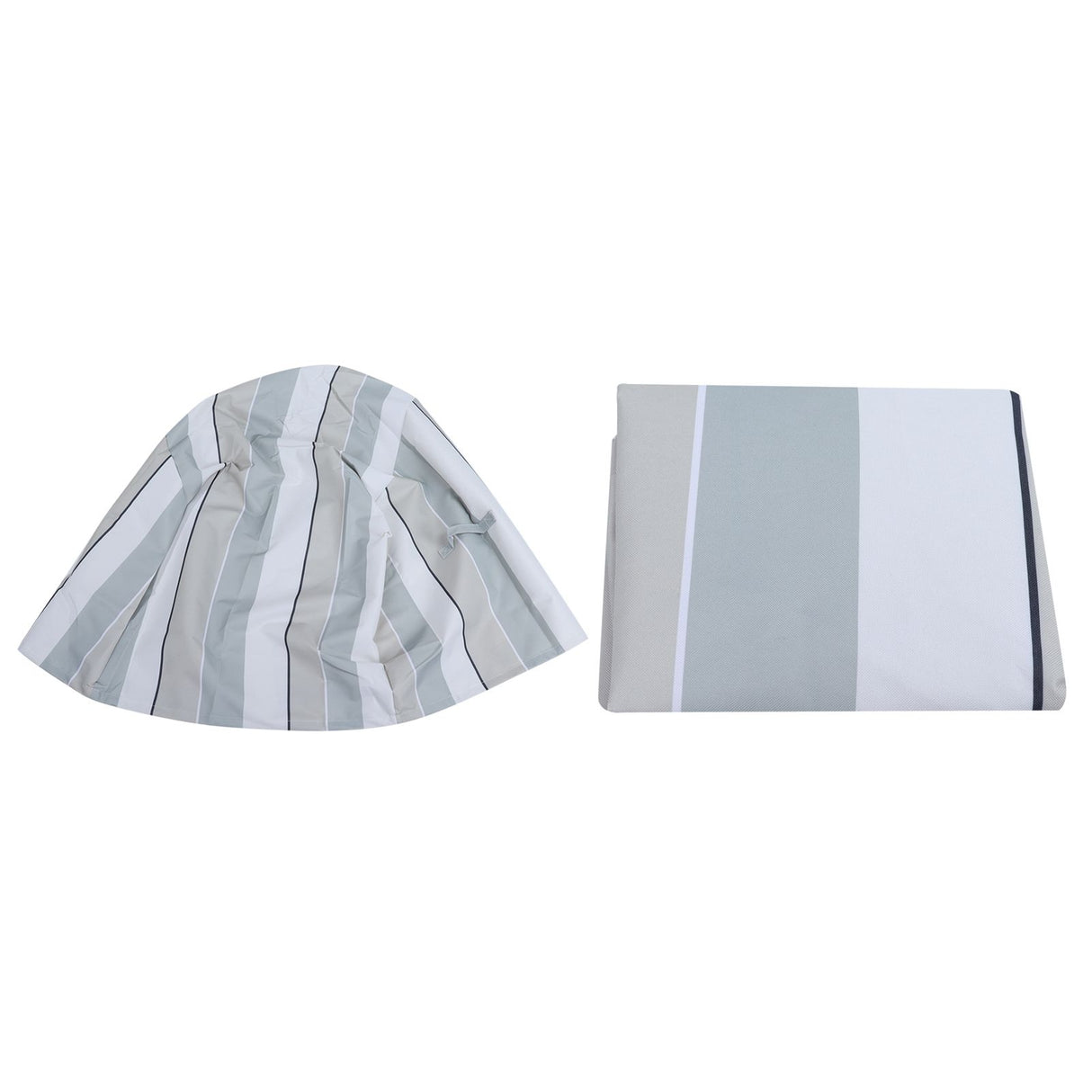 Water Resistant Chair Cover Indoor Outdoor Garden Patio Furniture Dust Cover ProtectorStripe 68.5x73.5x51x89cm