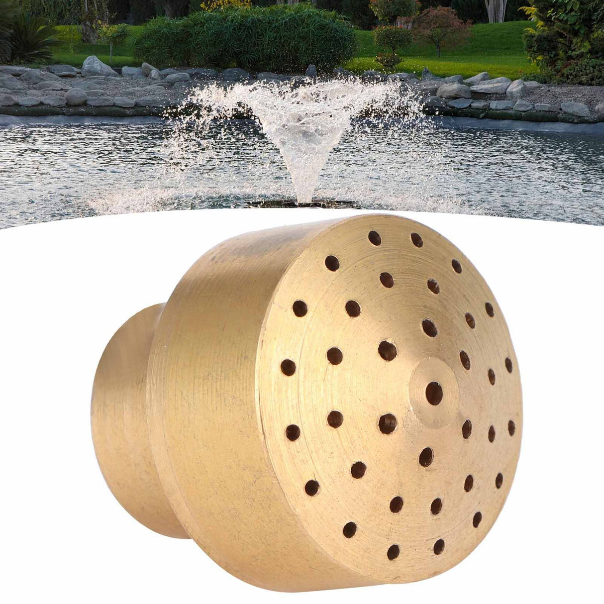 Female Thread Brass Fountain Nozzle Spray Head Sprinkler for Landscape Architecture DecorG1/4 12.5mm