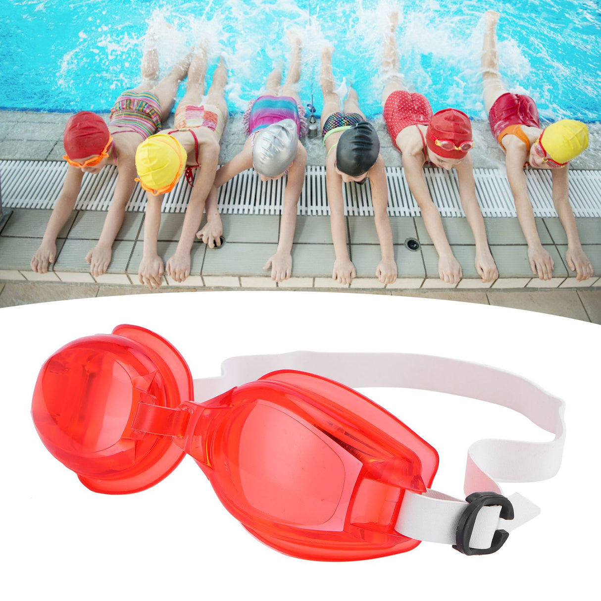 Children's Swimming Goggles Adjustable NoLeaking Swimming Glasses for Younger People