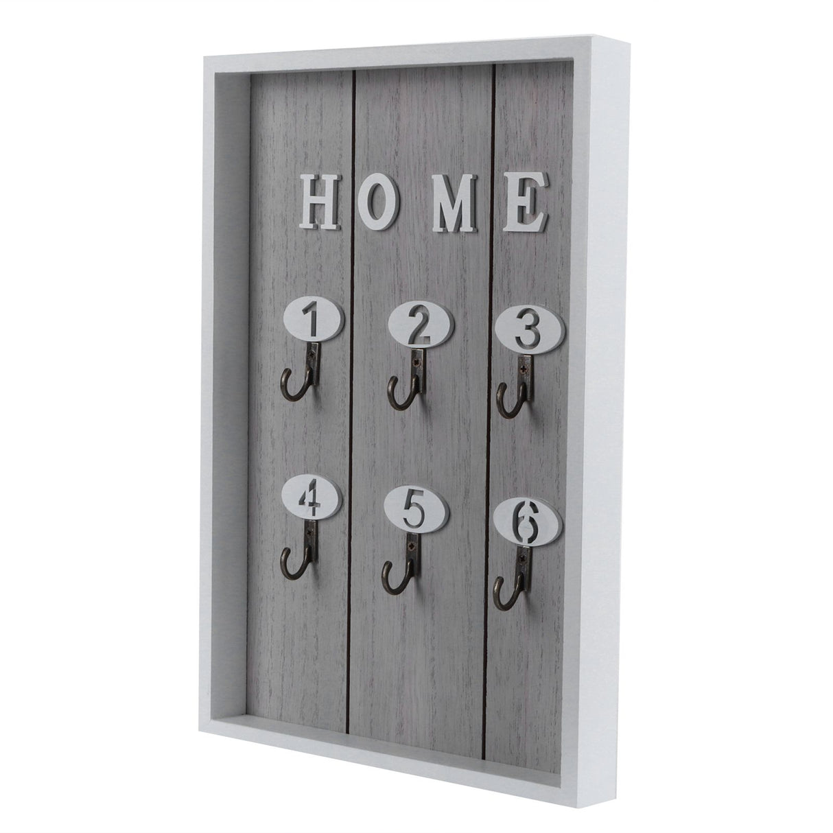 WallMounted Key Rack Wooden Key Organizer Hanger Decorative Key Hanging Holder Decor(C )