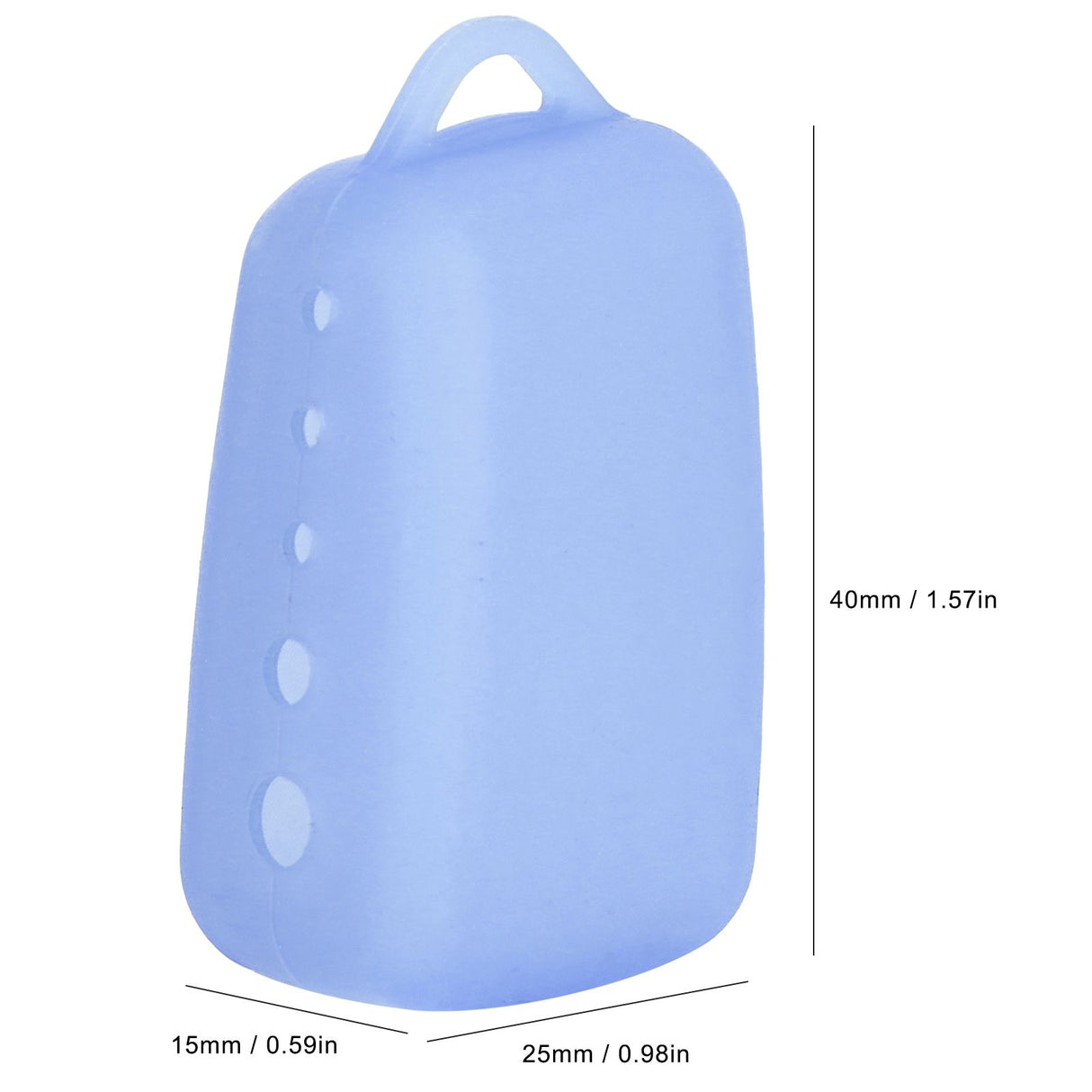 Silicone Toothbrush Head Cover Electric Toothbrush Protective Cap for Home Travel CampingLight Blue
