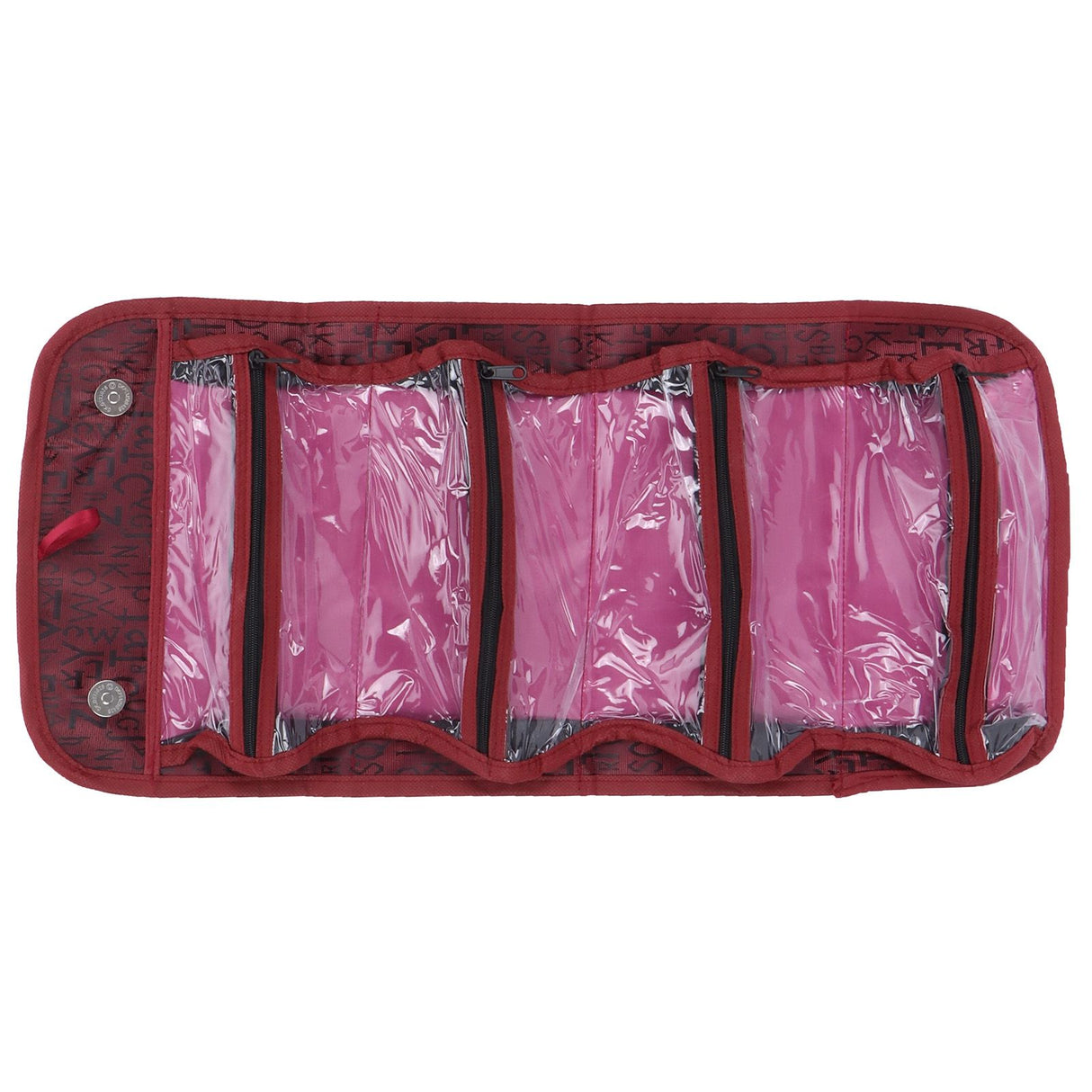 Fashion Travel Cosmetic Bag Multifunctional Makeup Storage Organizer for Storing CosmeticsRed