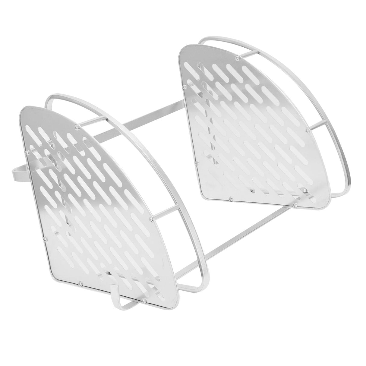2 Layer Corner Shower Shelf Wall Mounted Aluminum Rack for Bathroom Kitchen Dormitory