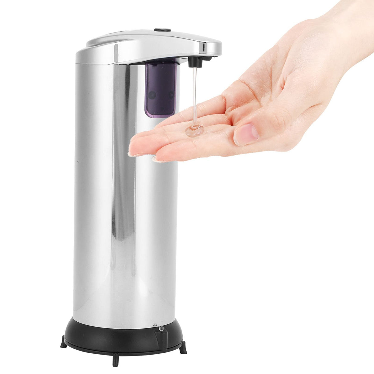 250ml Soap Dispenser Intelligent Automatic Induction Liquid Container for Bathroom Kitchen