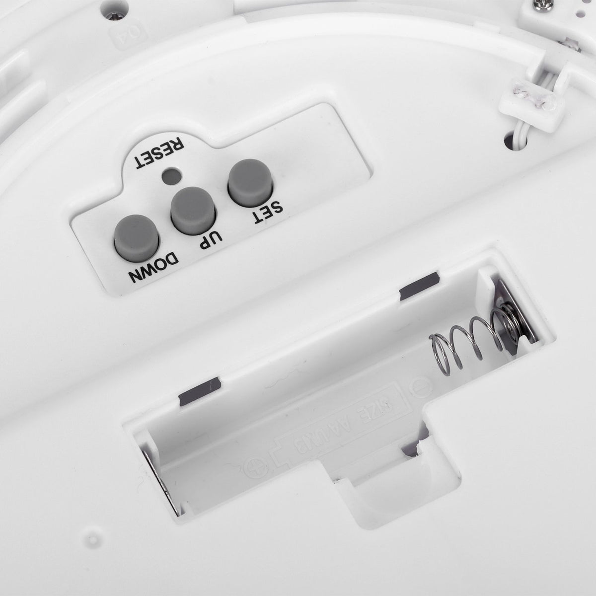 Shower Wall Clock Portable Waterproof Digital Clock with Temperature Calendar Display