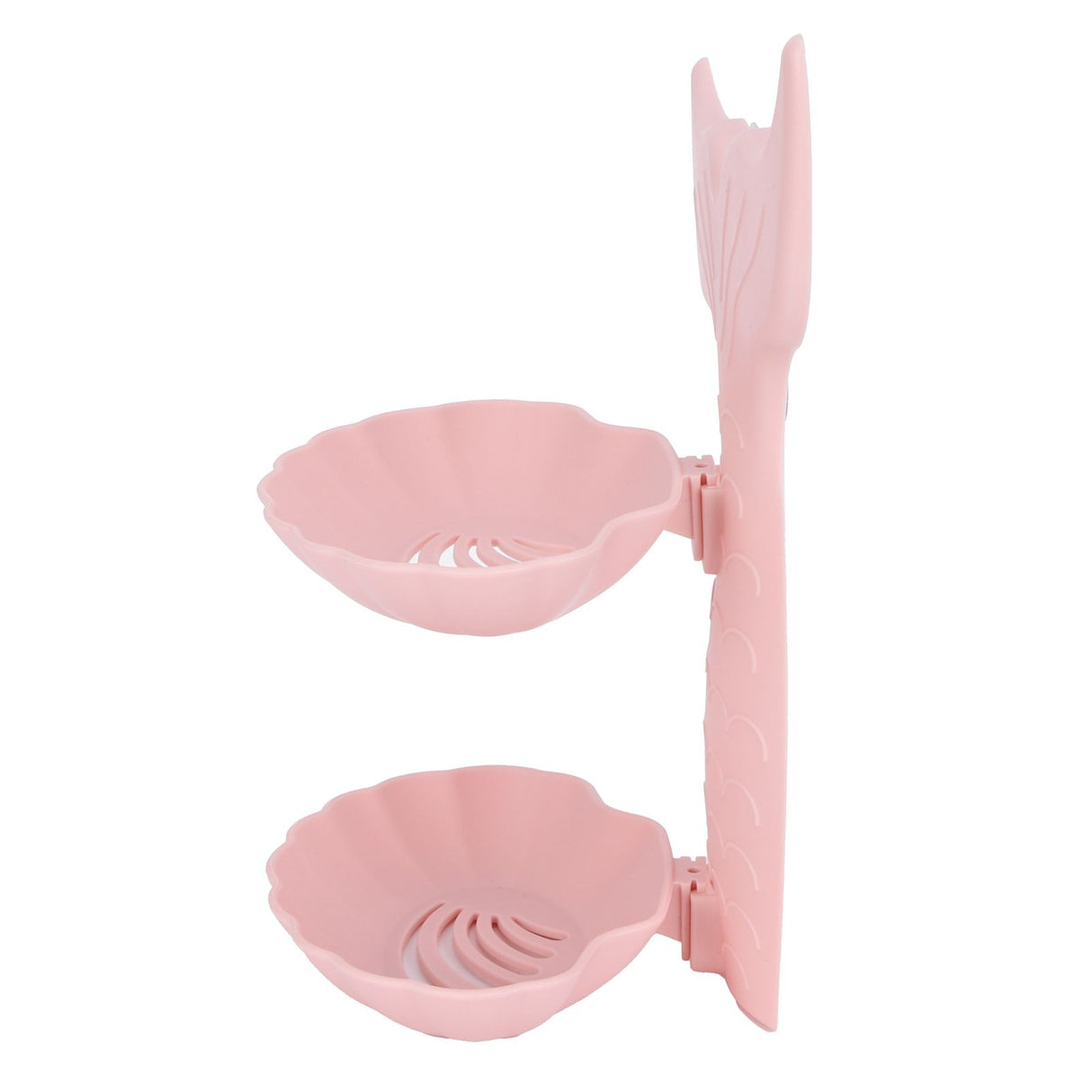 Double Layers Soap Box Wall-Mounted Soap Holder Drain Rack for Bathroom Supplies