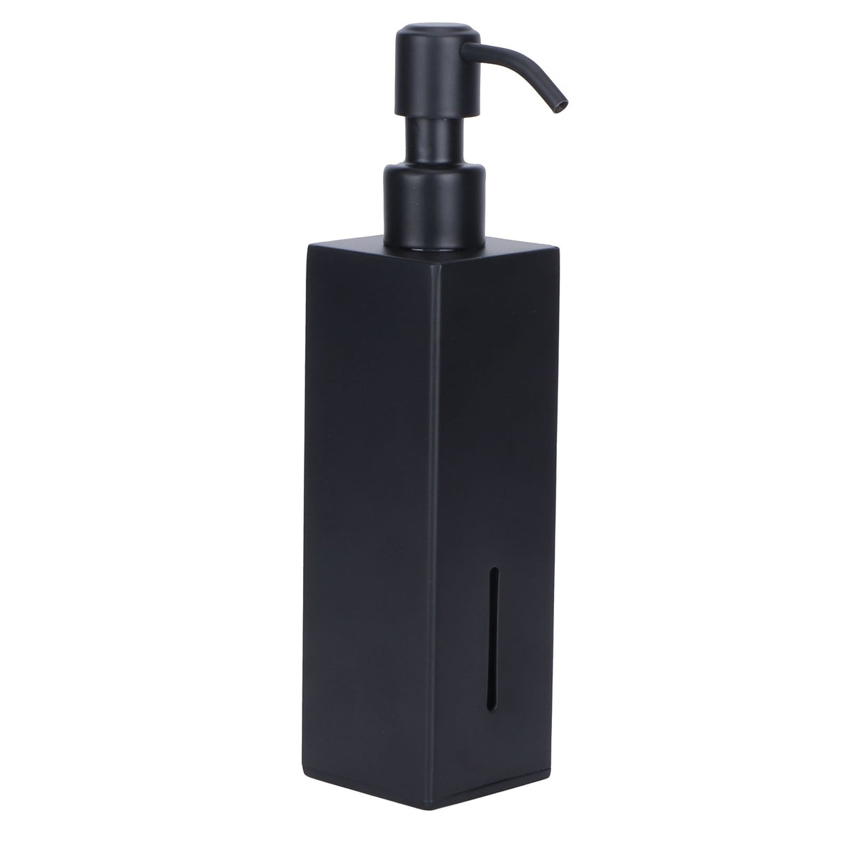 200ml Square Shower Bottle 304 Stainless Steel Shampoo Hand Soap Dispenser Black