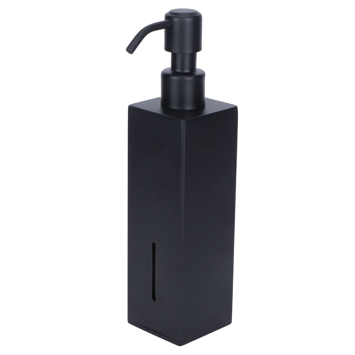 200ml Square Shower Bottle 304 Stainless Steel Shampoo Hand Soap Dispenser Black