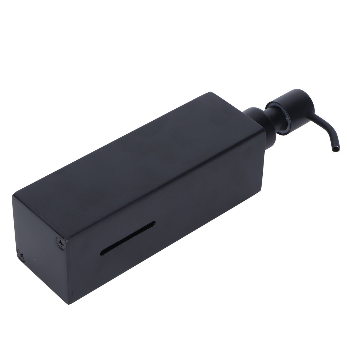 200ml Square Shower Bottle 304 Stainless Steel Shampoo Hand Soap Dispenser Black