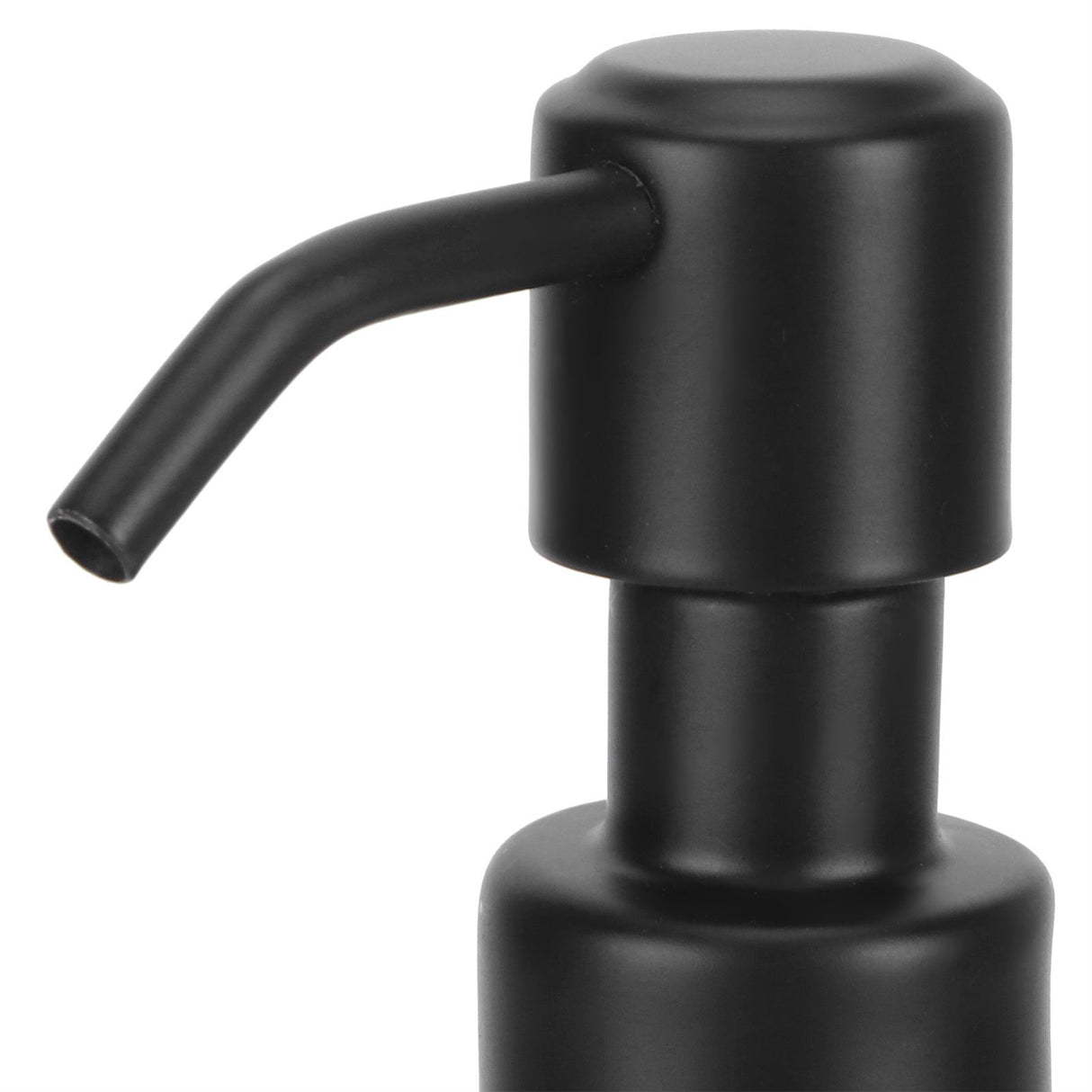 200ml Black Soap Dispenser Countertop 304 Stainless Steel Lotion Shampoo Liquid Container