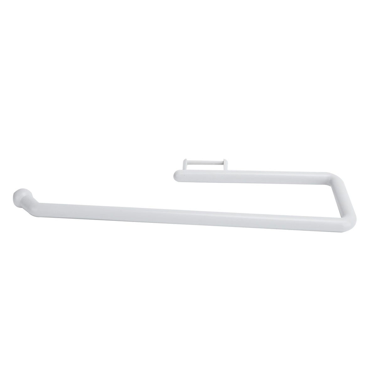 Wall Mounted Paper Roll Holder Towel Hanger Toilet Paper Rack Bathroom Kitchen OrganizerWhite