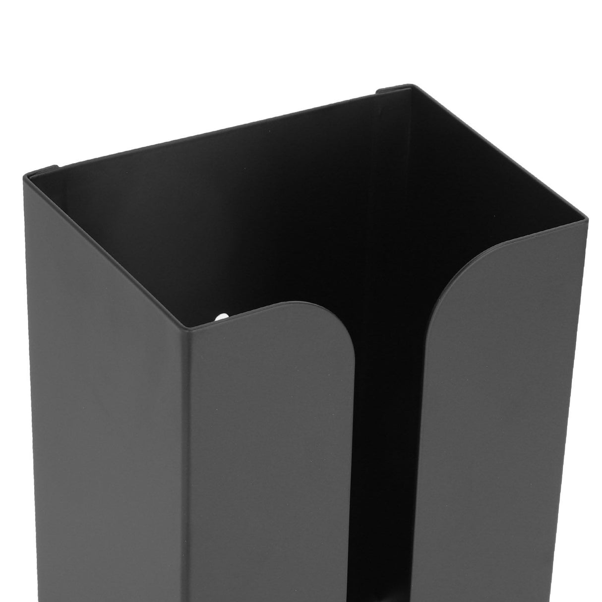 Black Tissue Box Holder Stand Wall Mount Napkin Organizer for Kitchen Bathroom Toilet