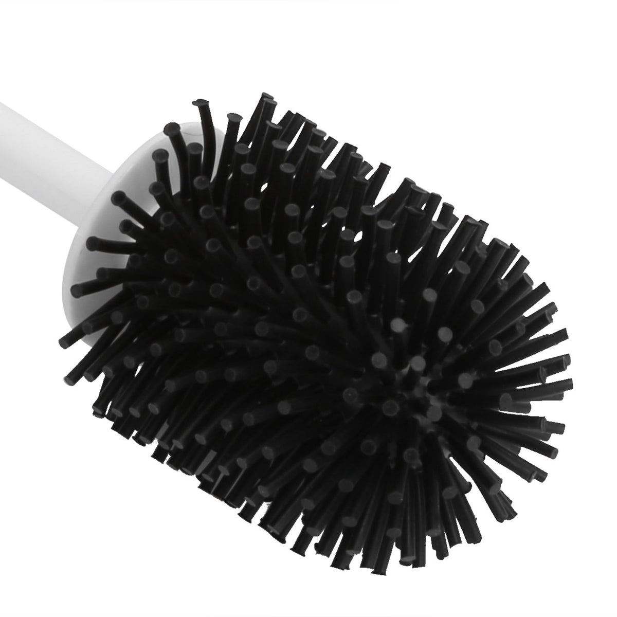 Toilet Brush with Holder Set Wall Mounted Soft Toilet Cleaner Brush for Bathroom