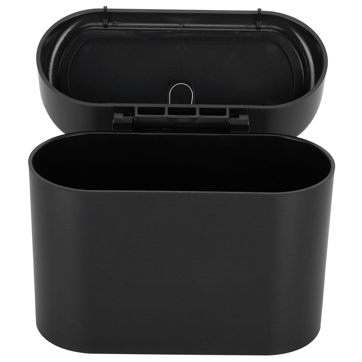 Car Trash Can Portable Hanging Garbage Waste Bin with Lid Vehicle Interior Accessory Black