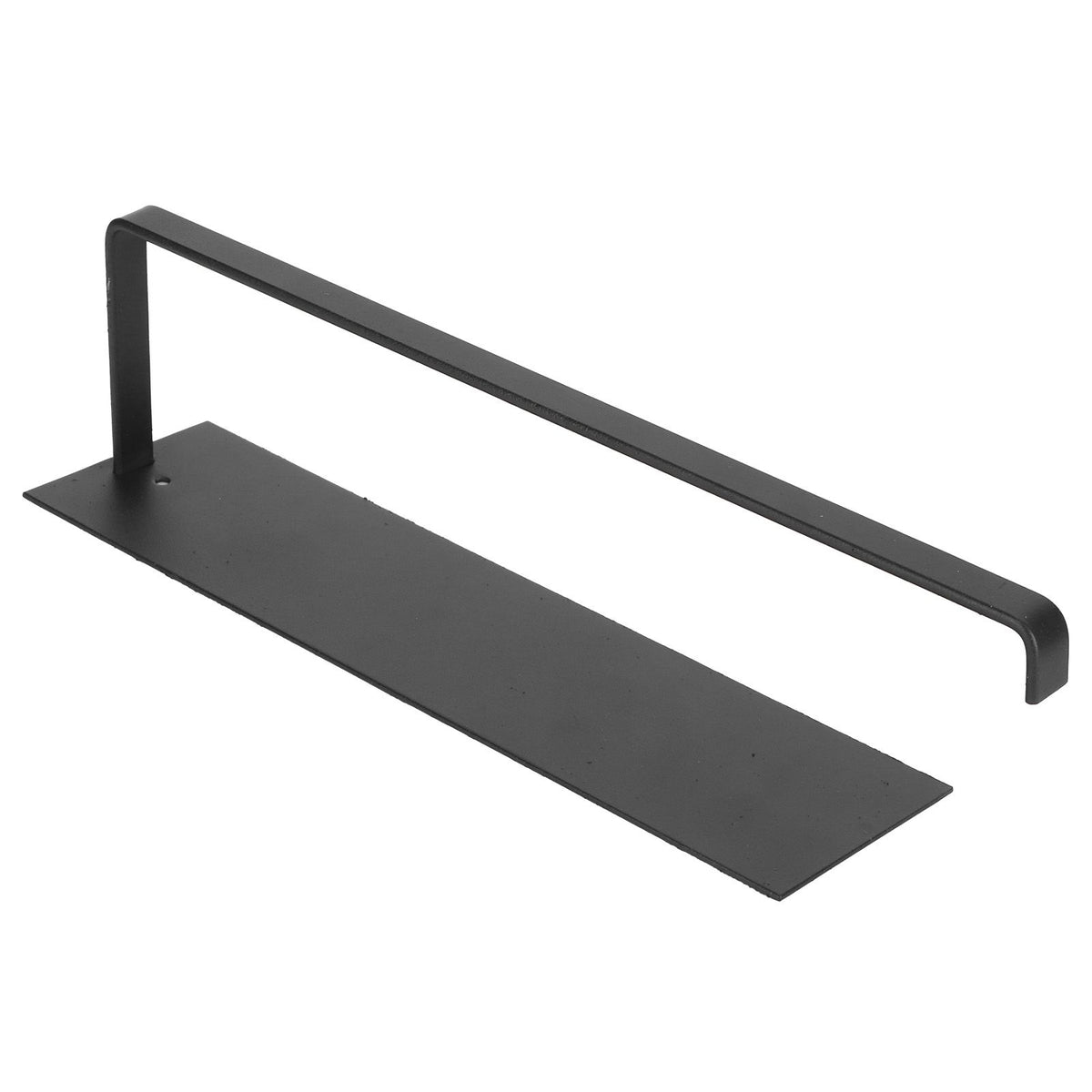 Paper Towel Holder Under Cabinet Self Adhesive Toilet Paper Rack Bathroom Kitchen Matte Black
